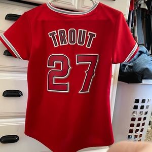 OFFICIAL MLB MIKE TROUT ANGELS JERSEY